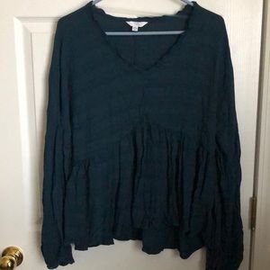 Time & Tru Peplum Blouse